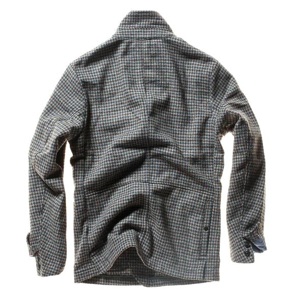 Relwen Heritage Trap Blazer Grey Guncheck