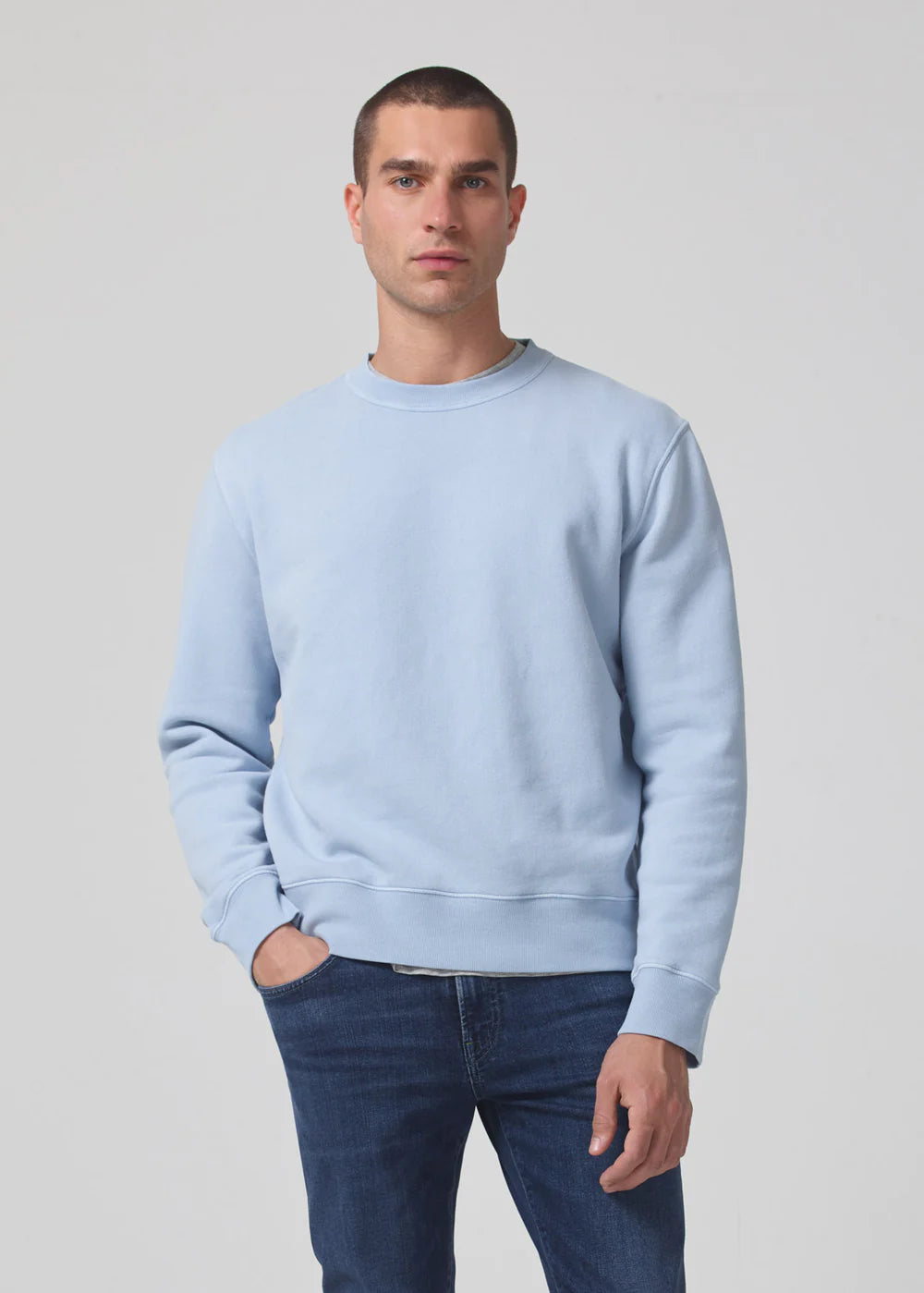 Citizens of Humanity Vintage Crewneck Sweatshirt Ice Water