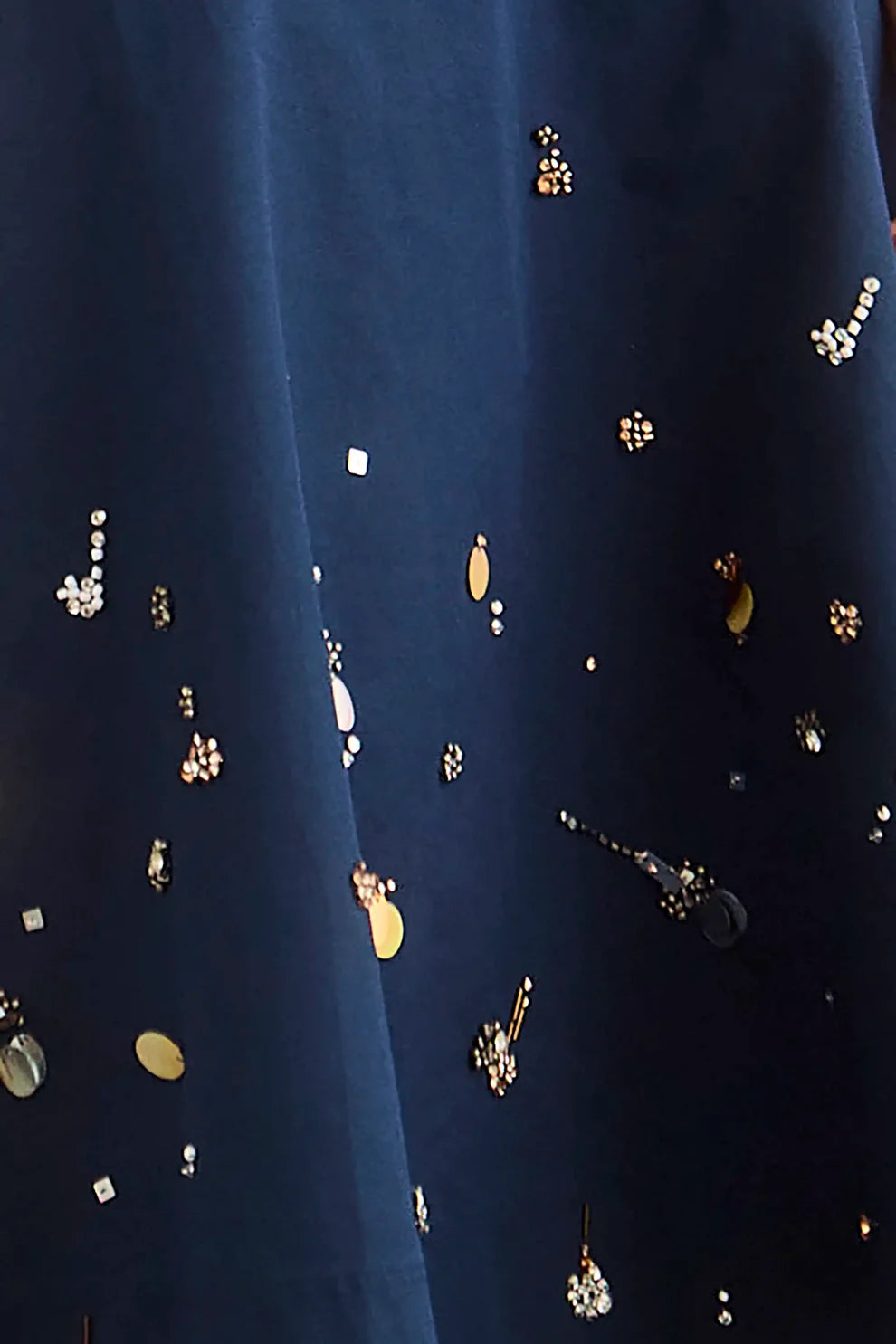 Hunter Bell Ida Skirt Atelier Splatter Navy