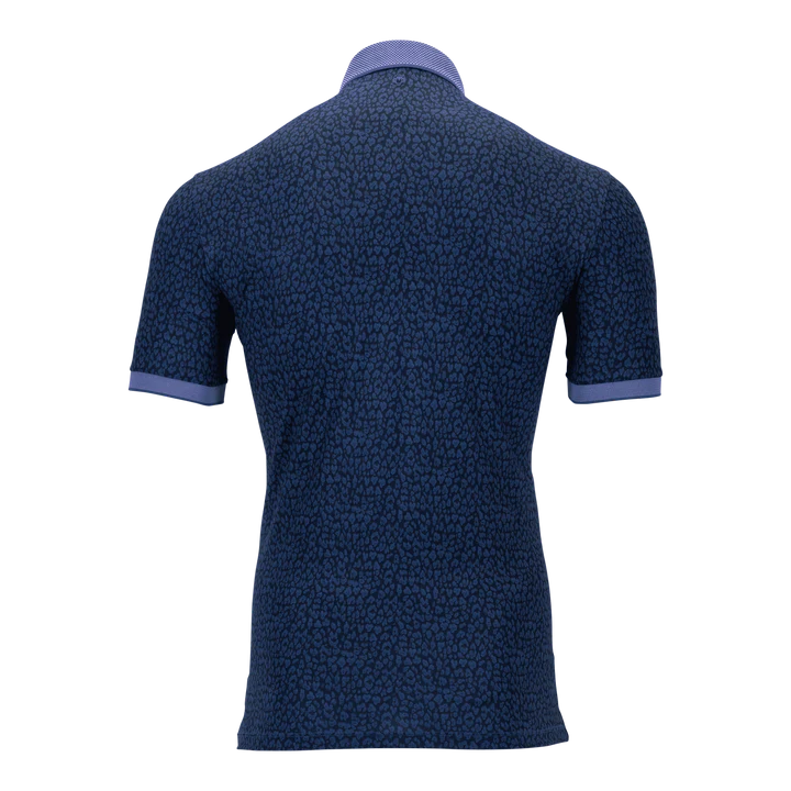 Greyson Camo Jag Polo Maltese Blue