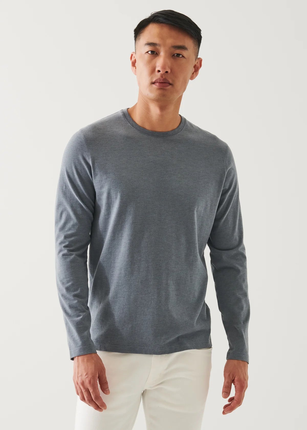 Patrick Assaraf LS Pima Overdye Crew Jasper