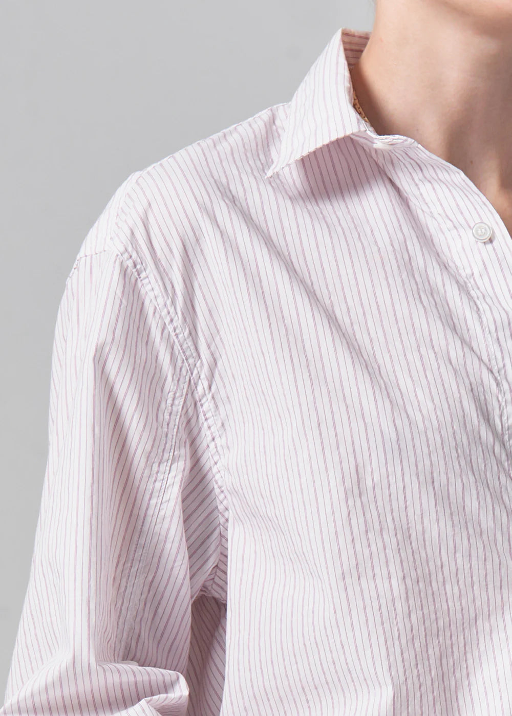 Citizens of Humanity Kayla Shirt in Rasberry Stripe