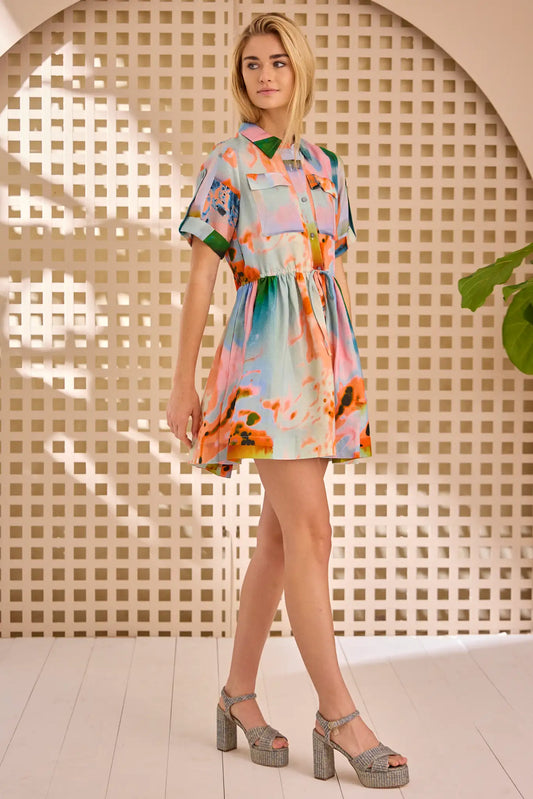 Hunter Bell Peyton Dress Lava Lamp