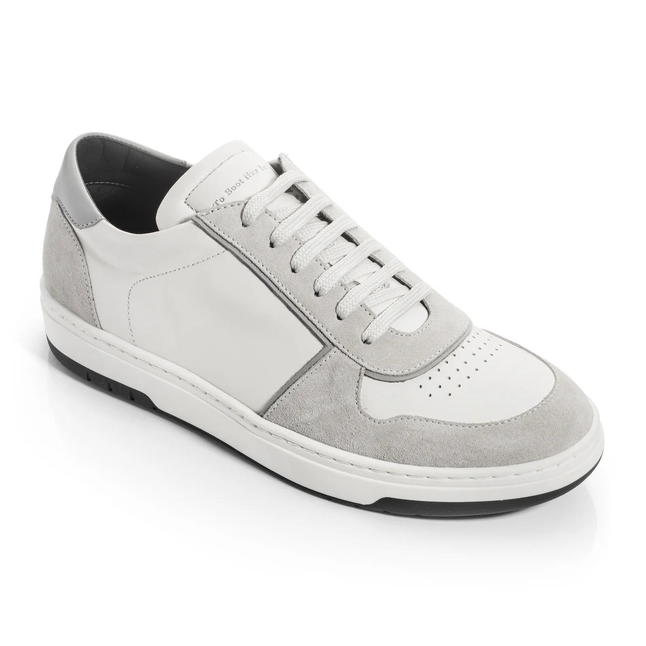 To Boot Lennon Leather/Suede Sneaker White/Lt Grey