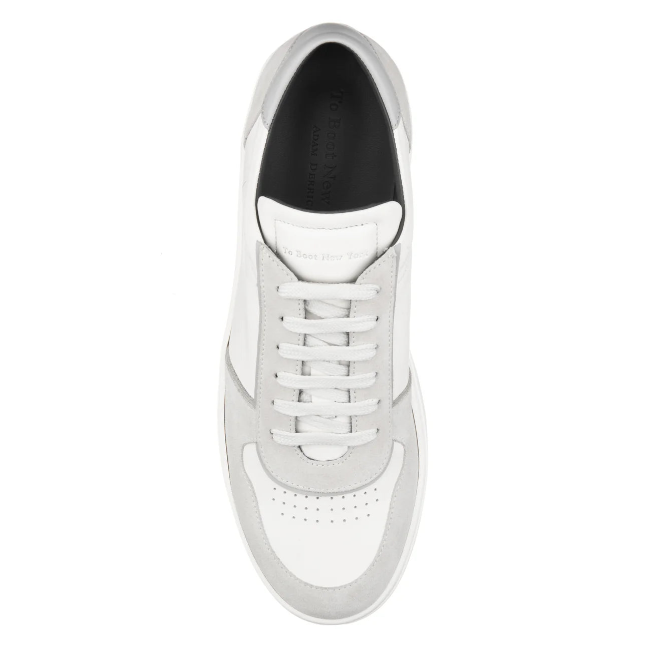 To Boot Lennon Leather/Suede Sneaker White/Lt Grey