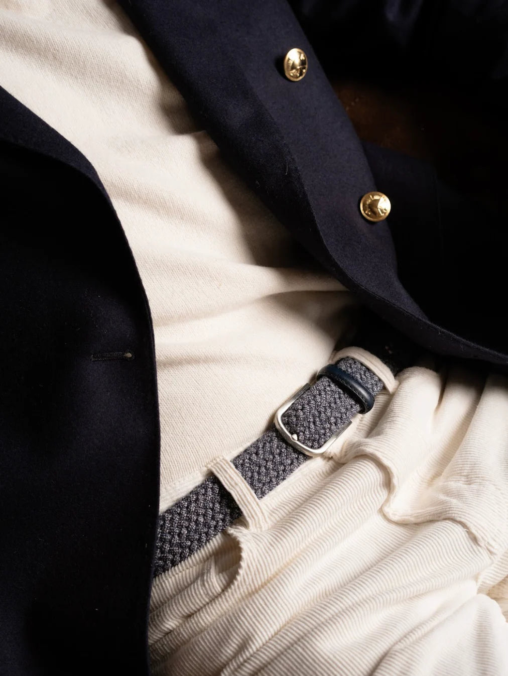 La Boucle Loch Ness WOOL Effect Dark Blue