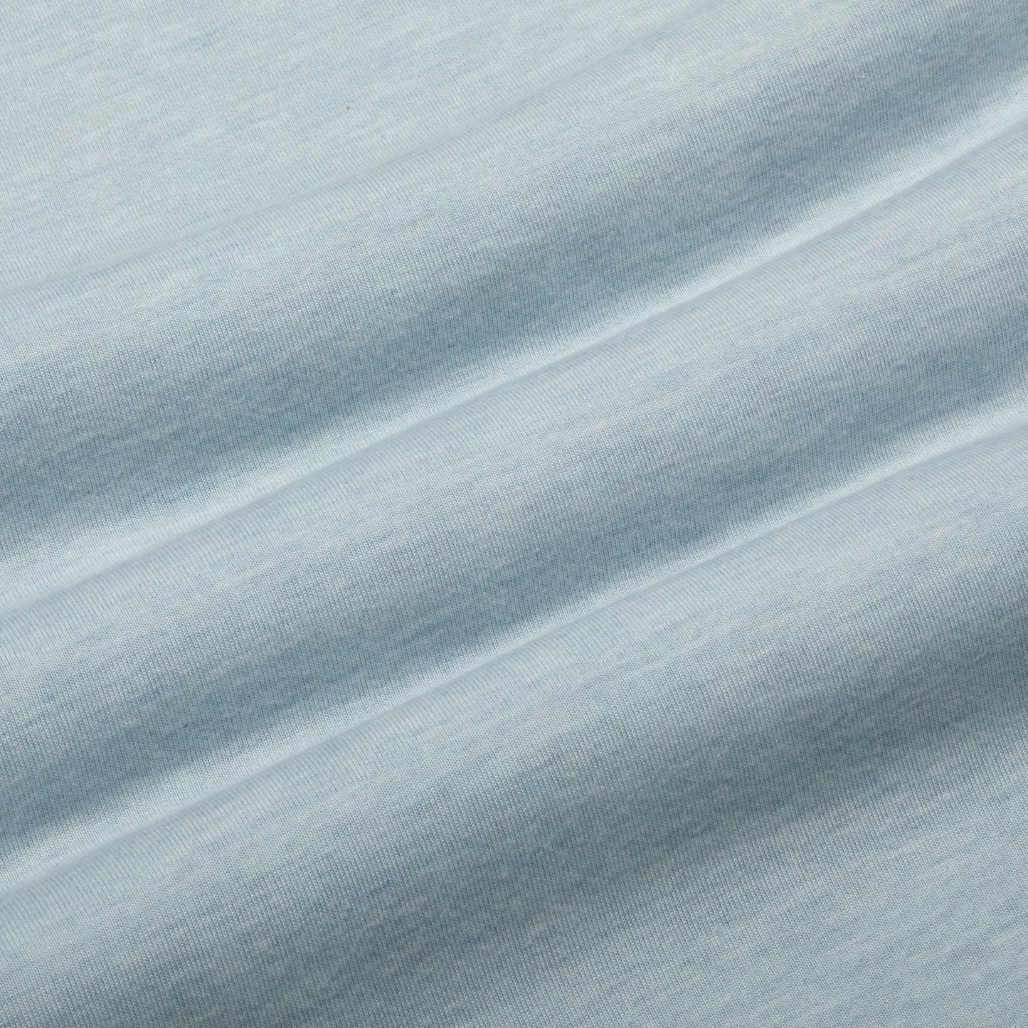 Mizzen + Main Easy Knit SS T Shirt Lt Blue Heather