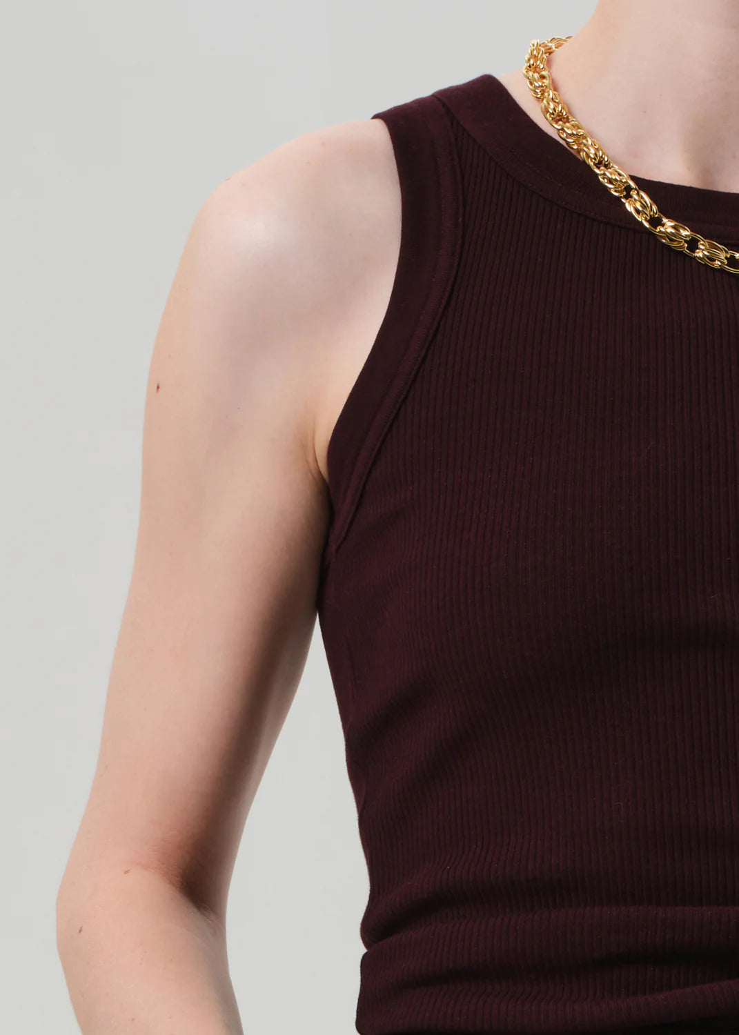 Citizens of Humanity Isabel Rib Tank Mahogany