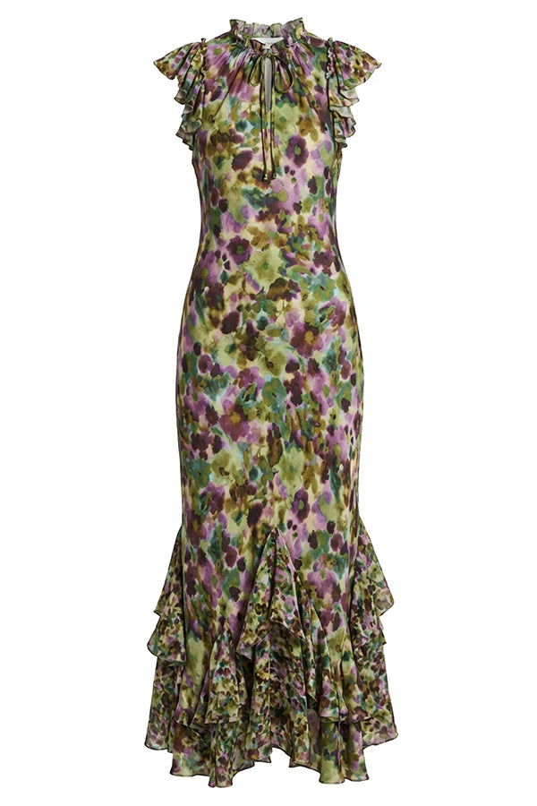 Le Superbe Le Marseillais Garden Dress Watercolor Floral