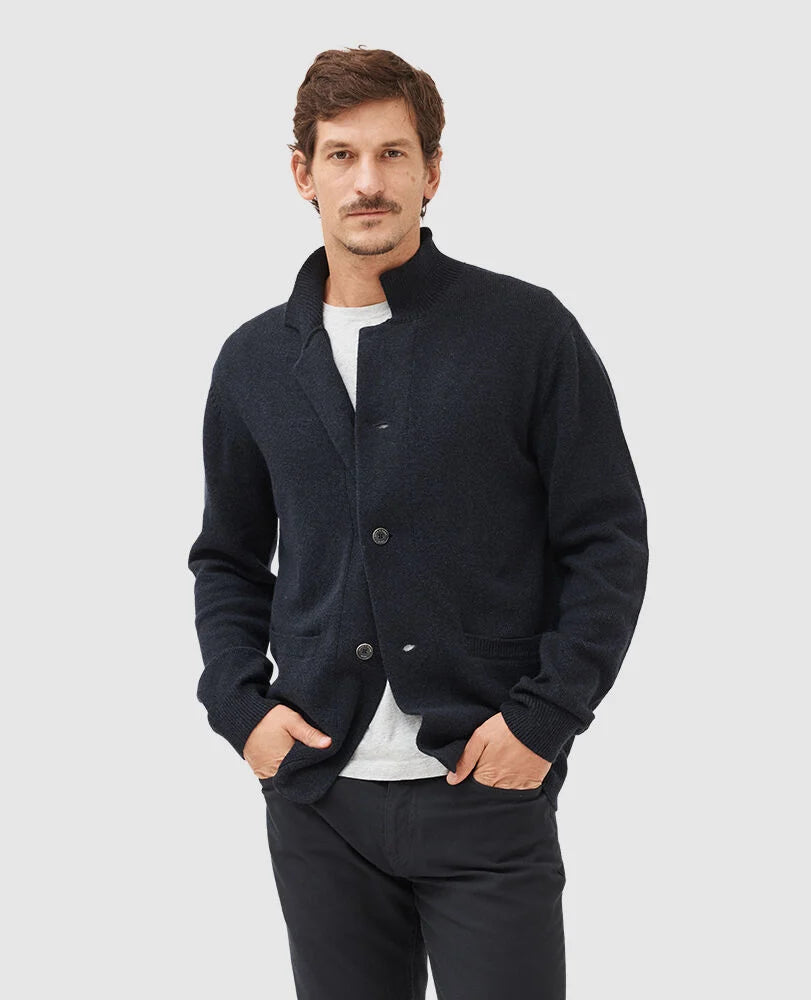 Rodd & Gunn West Eyreton Cardigan Midnight