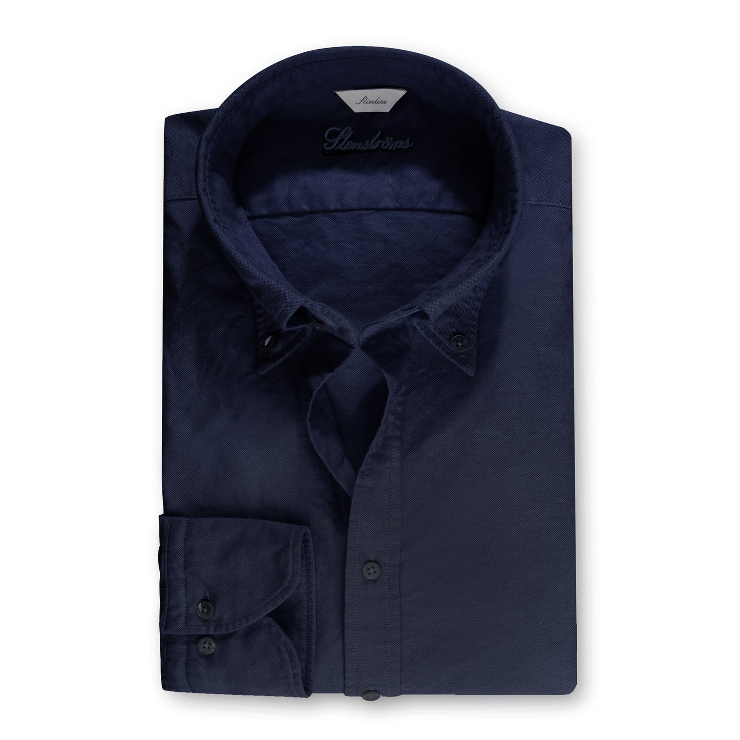 Stenstroms Fitted Solid Navy Shirt 180