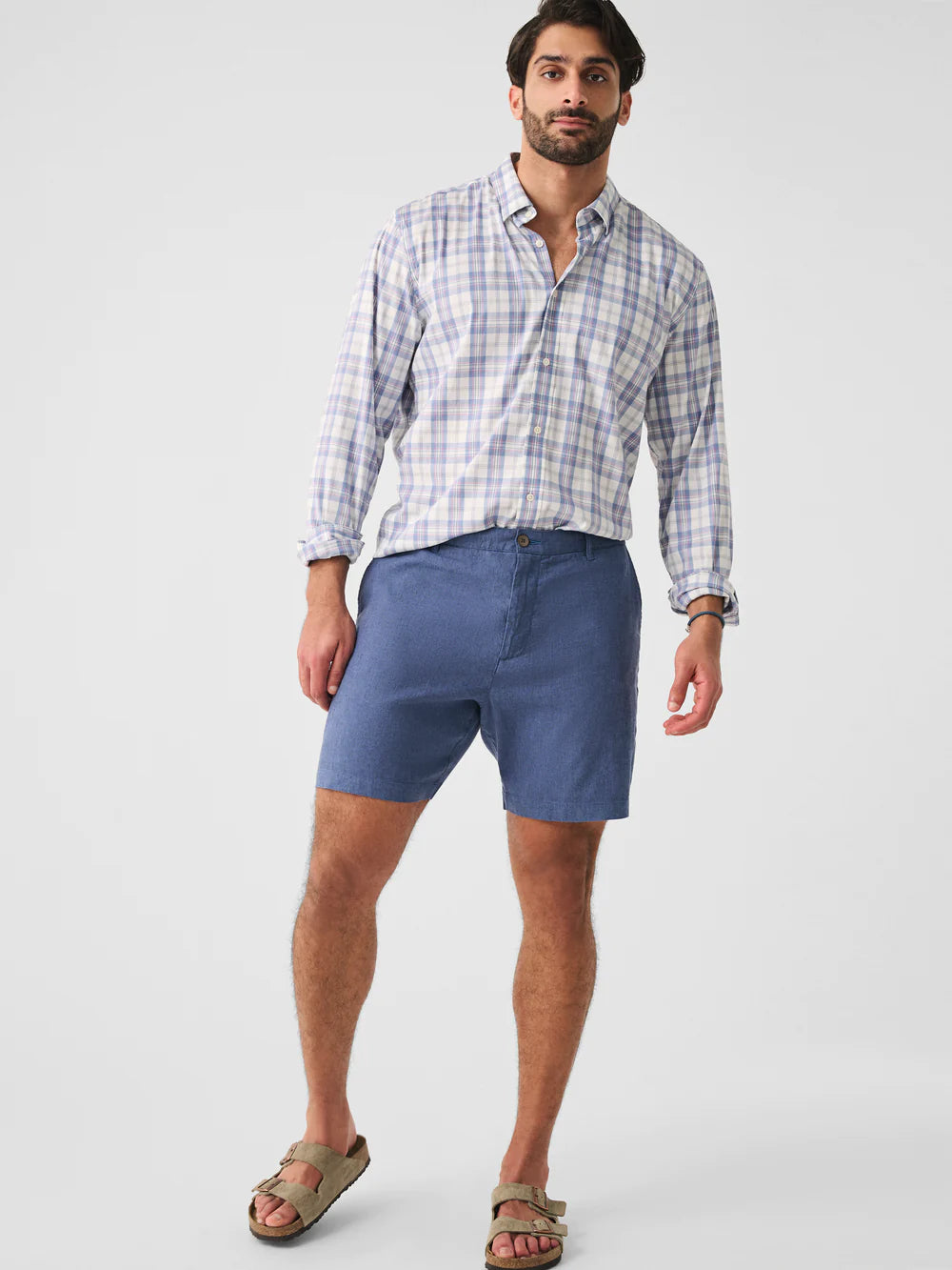 Faherty Tradewinds Short 7.5 Night Sea