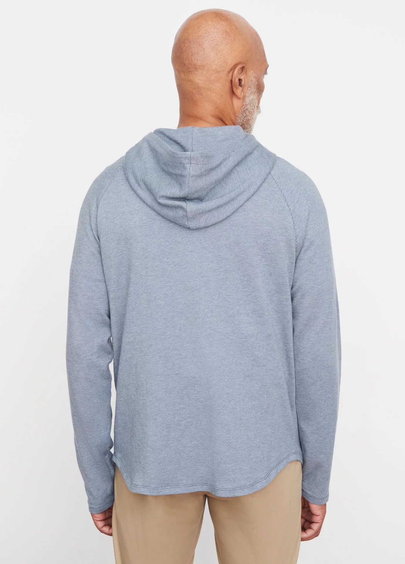 Vince Cotton Cashmere P/O Hoodie Night Sky/Wht