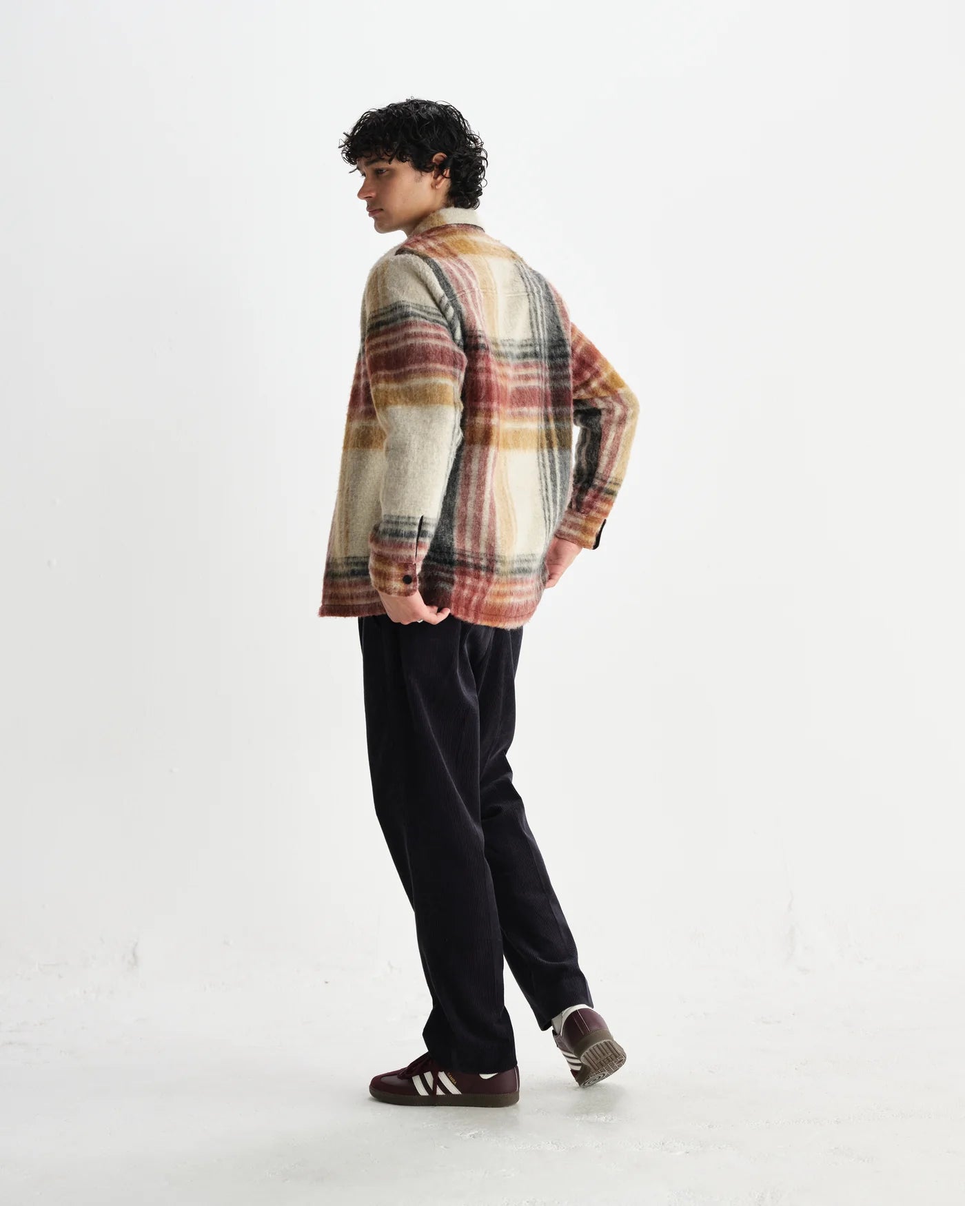 Wax London Nolan Overshirt Natural/Multi Check
