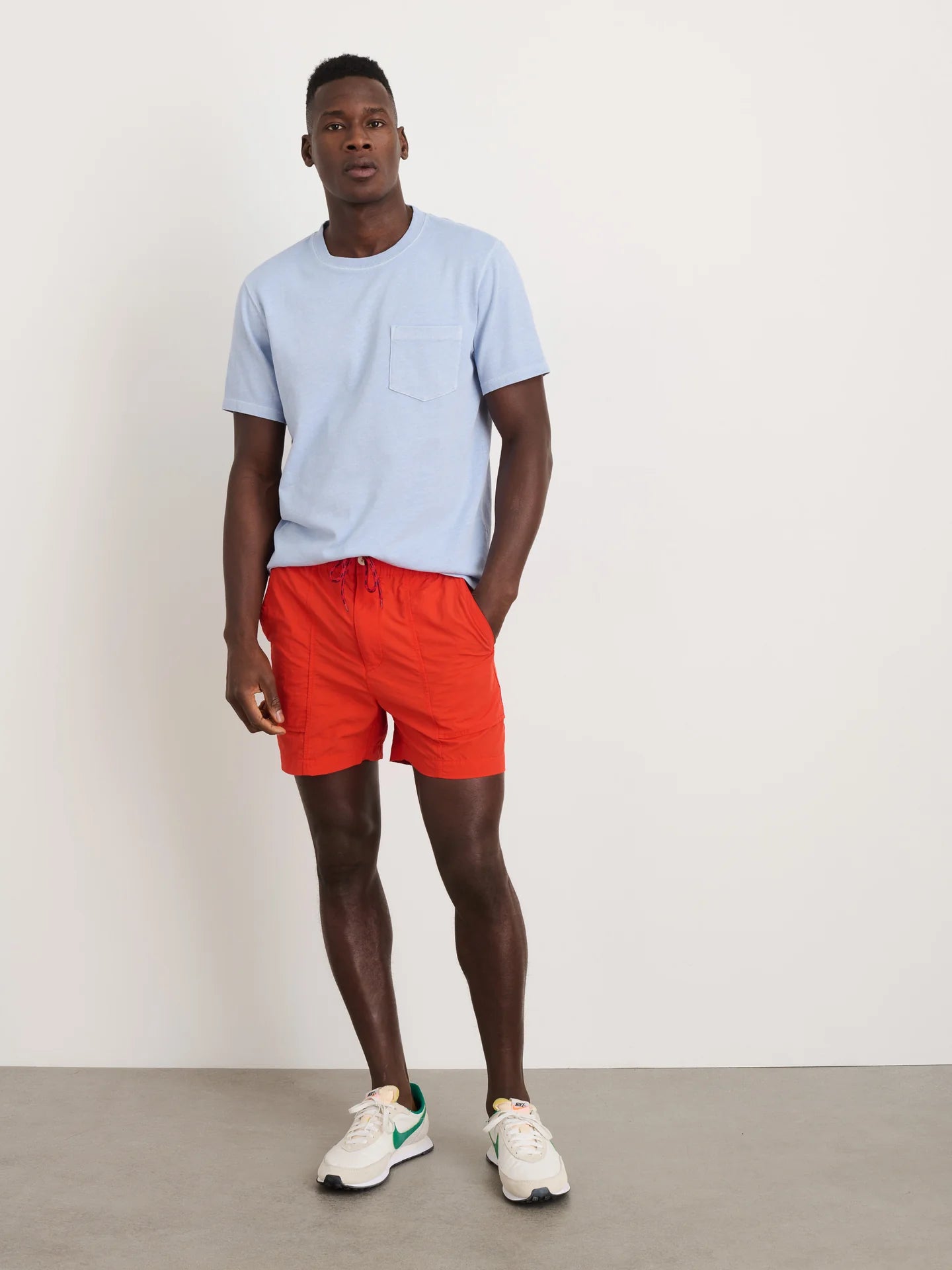 Alex Mill Utility Short in Nylon Red