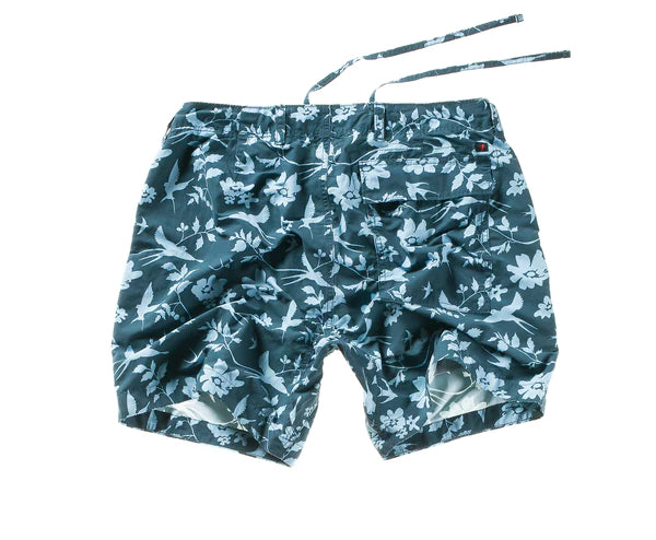 Relwen Graphic Paddle Short Blue Floral