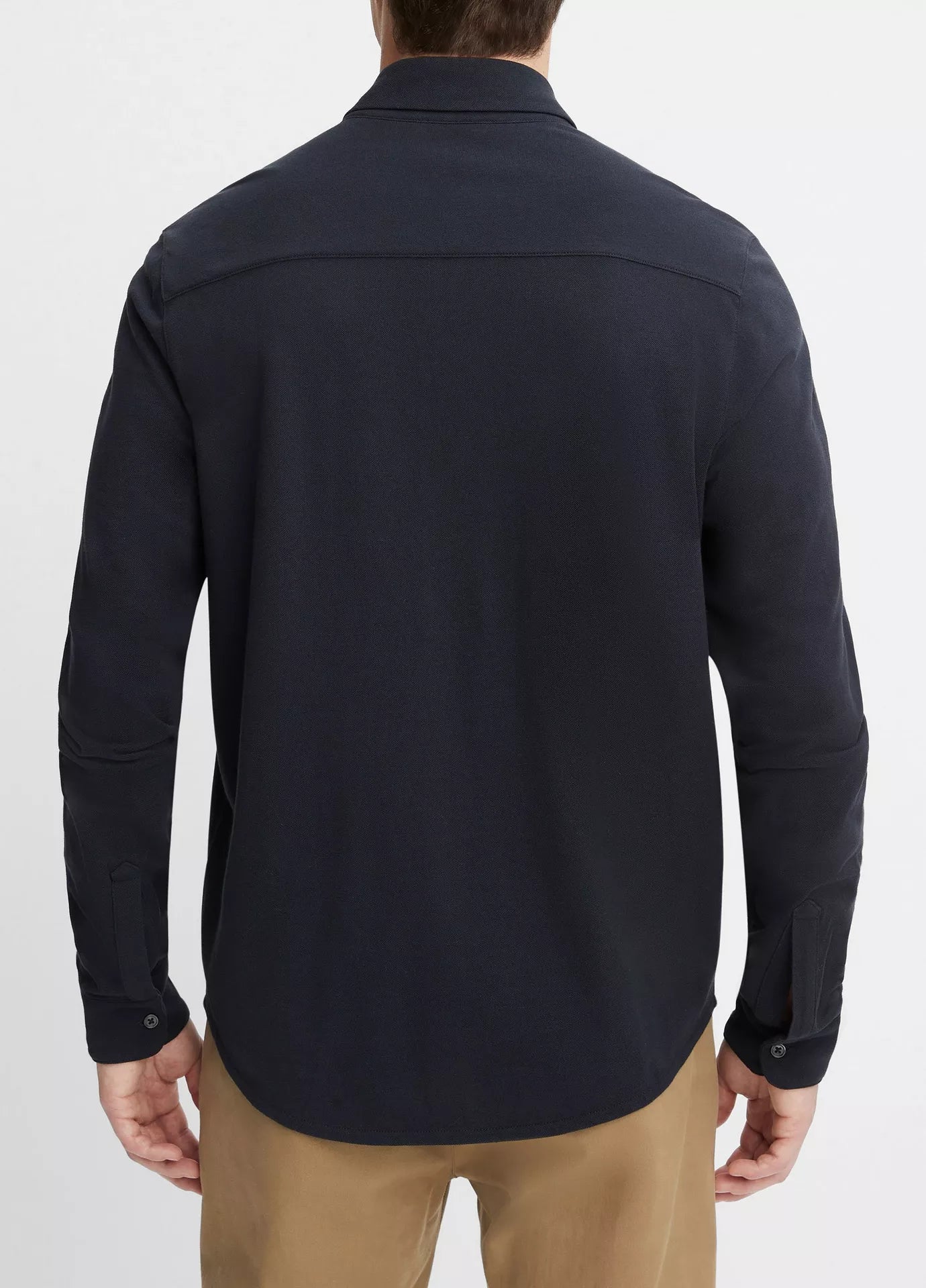 Vince Pique Button Down Shirt Coastal