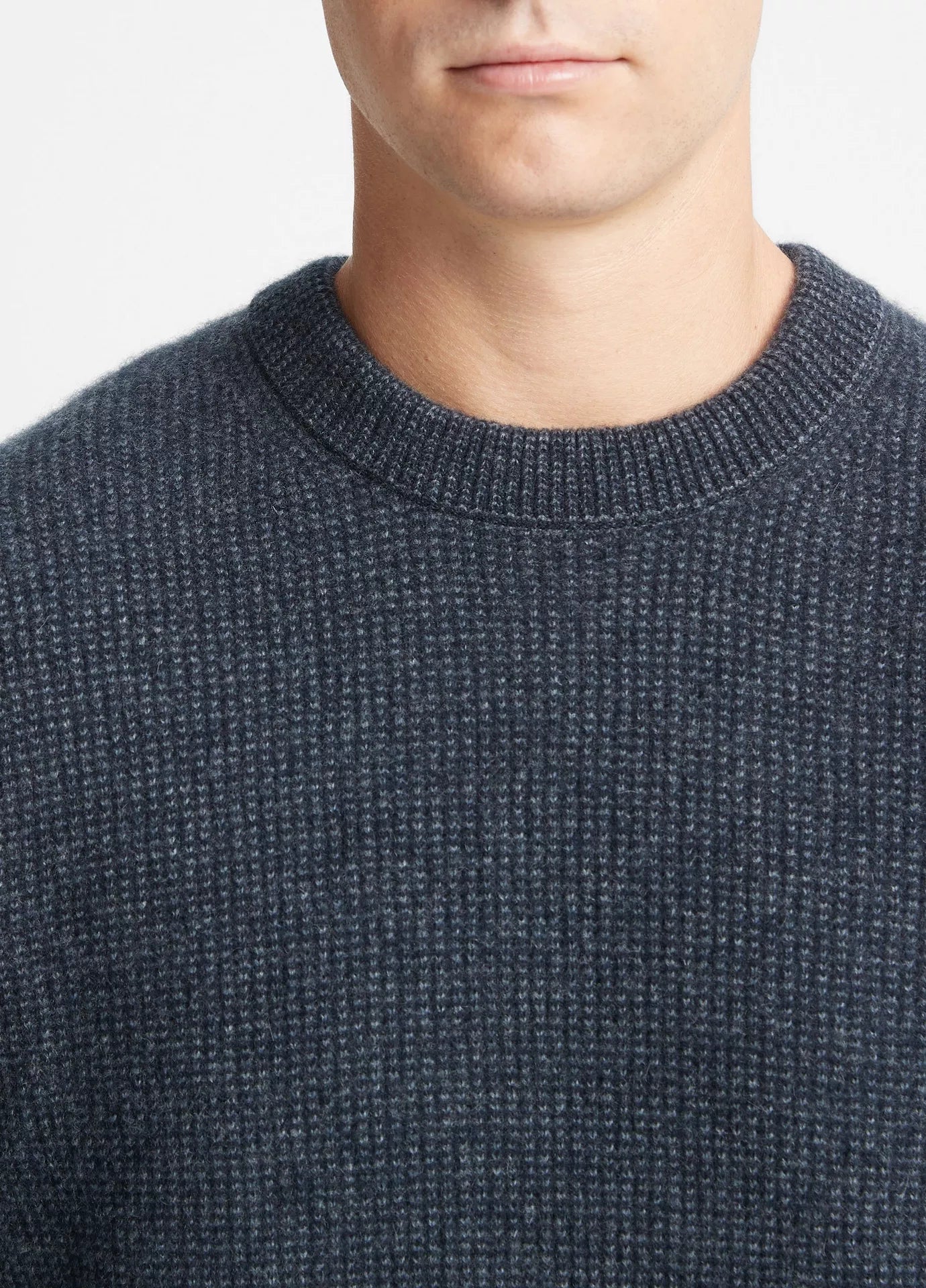 Vince Boiled Cashmere Thermal Crew Coastal Combo