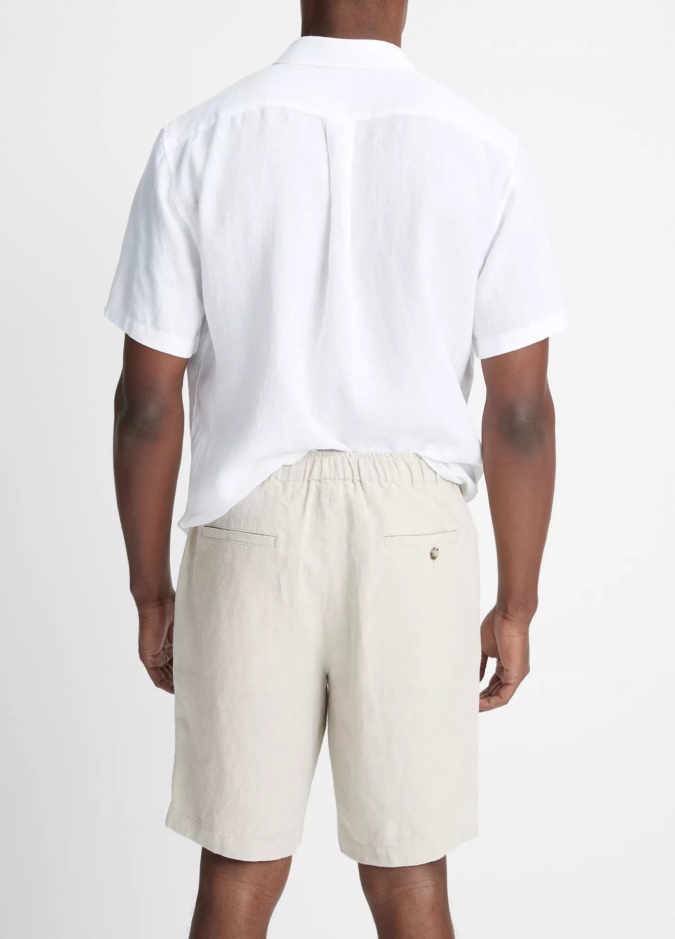Vince Drawstring Hemp Short Pumice Rock