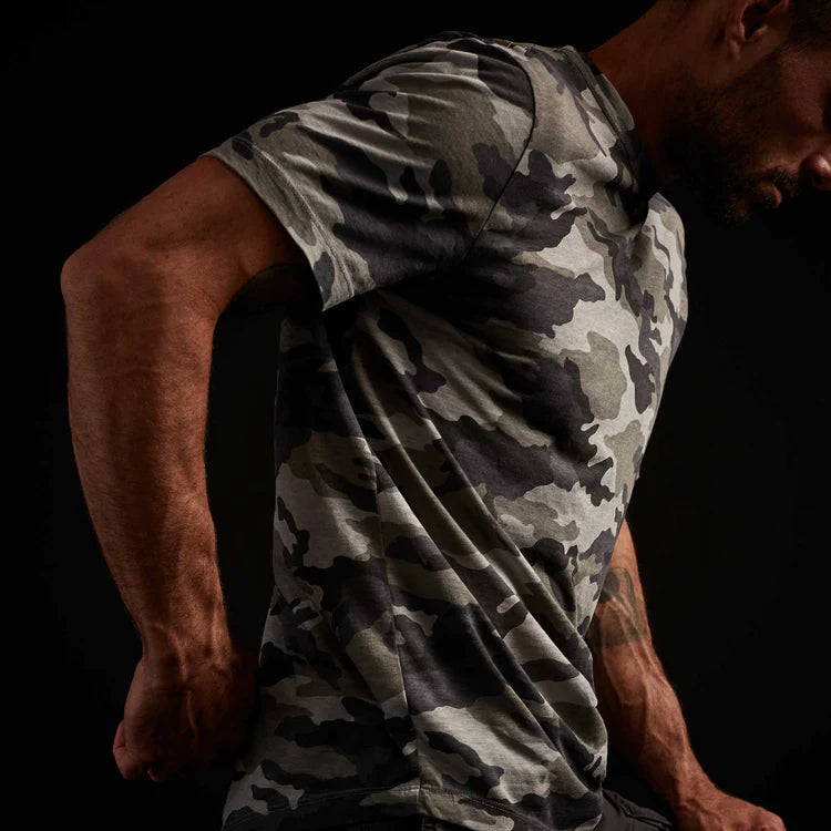 James Perse Clear Camo Jersey Crew