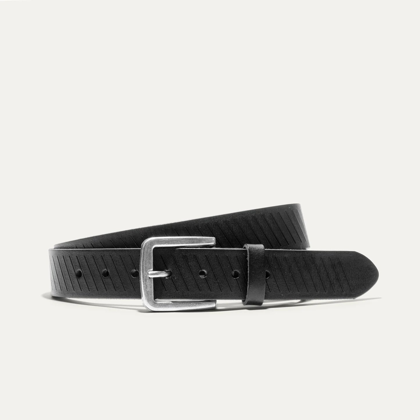 Will Leathergoods Razor Cut Belt Black