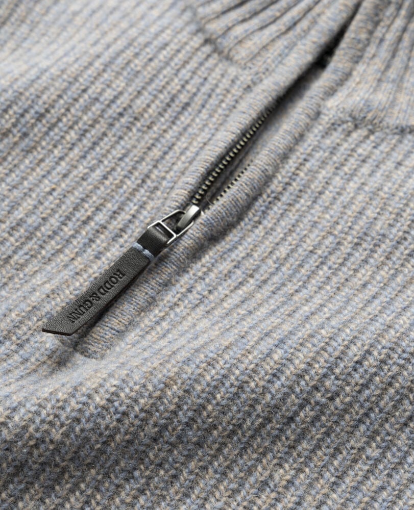 Rodd & Gunn Robbies Road 1/4 Zip Sweater Dusk