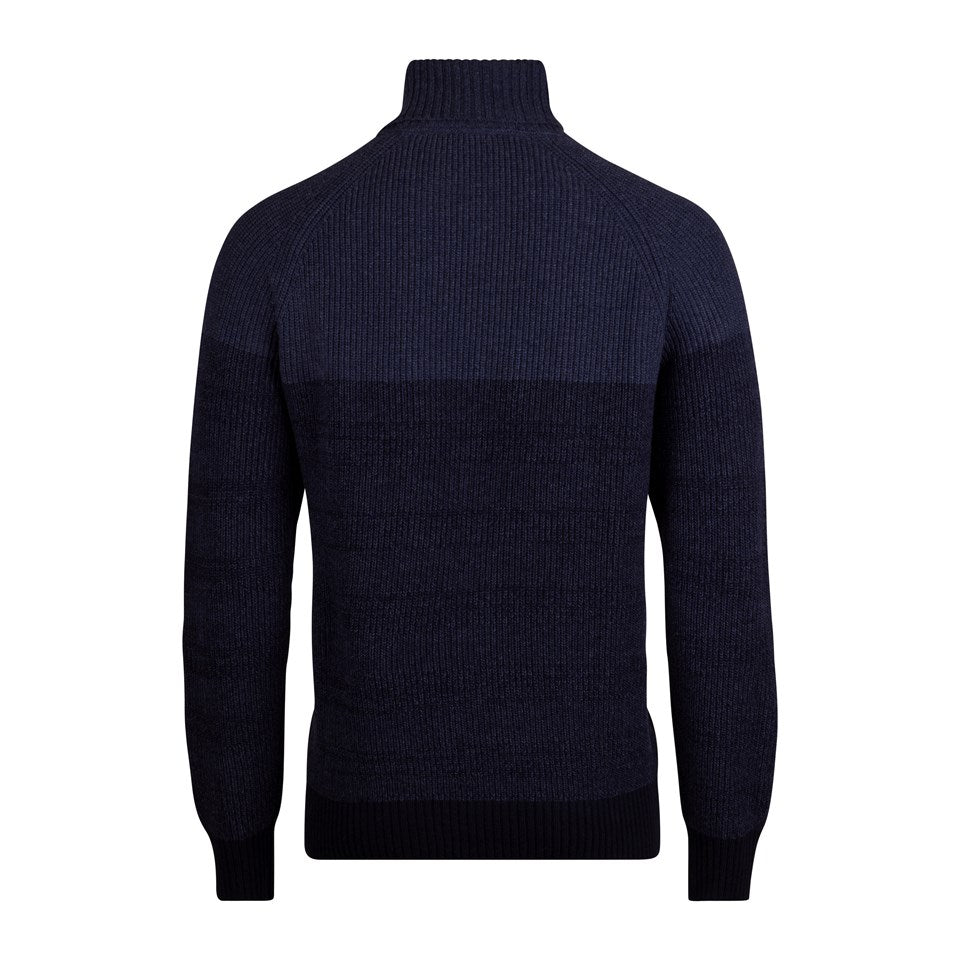 Stenstroms Chunky Ombre Turtleneck Navy
