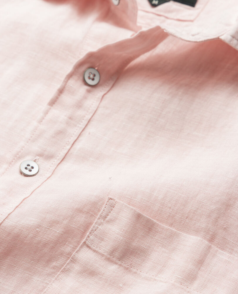 Rodd & Gunn Palm Beach SS Linen Shirt Rosewater