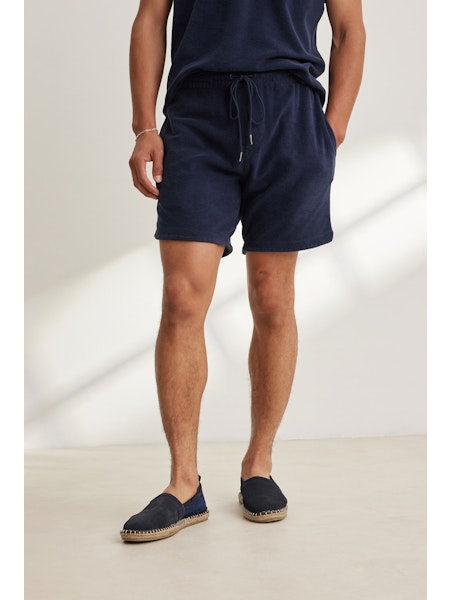 Velvet Salem Terry Short Navy