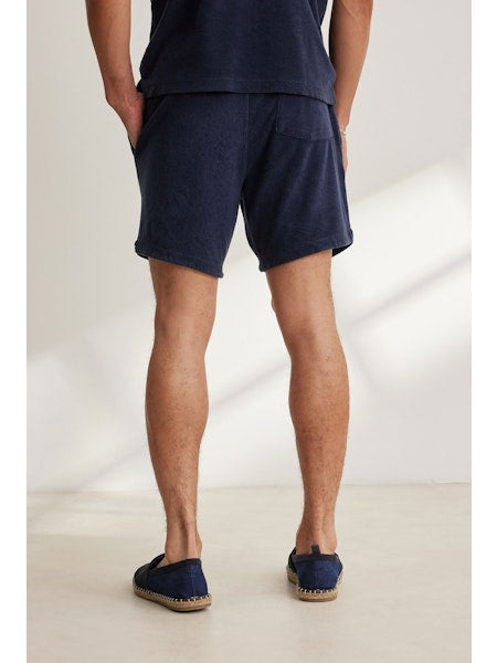 Velvet Salem Terry Short Navy