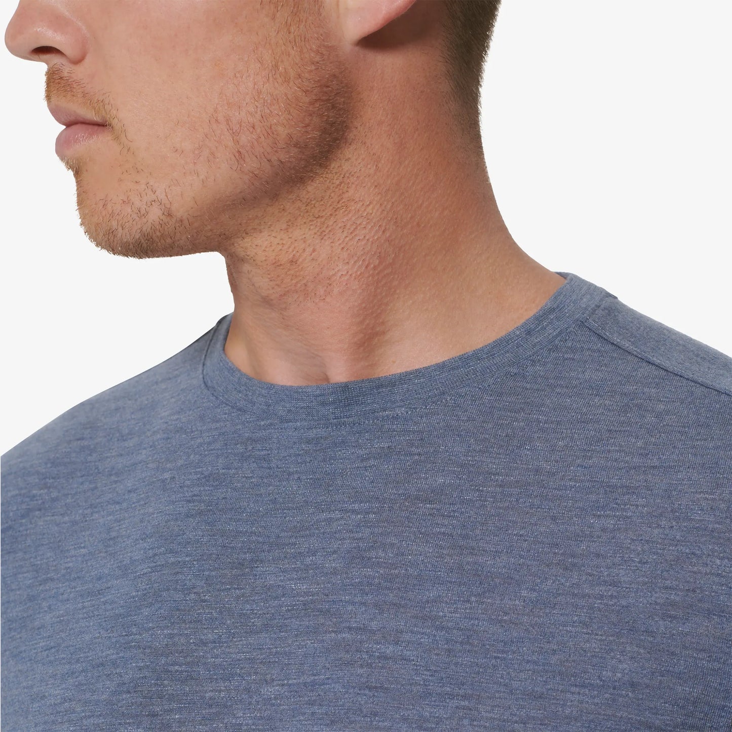 Mizzen + Main EasyKnit SS T Shirt Set Sail Heather
