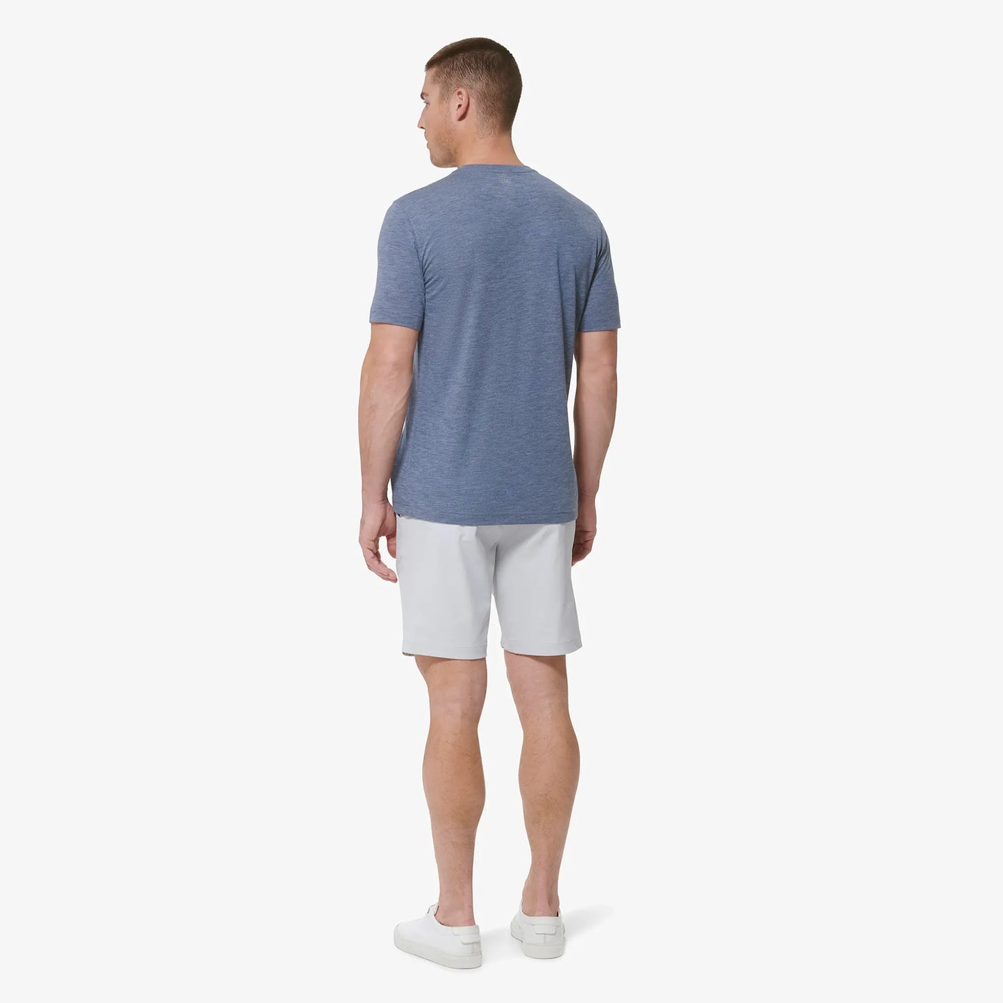 Mizzen + Main EasyKnit SS T Shirt Set Sail Heather