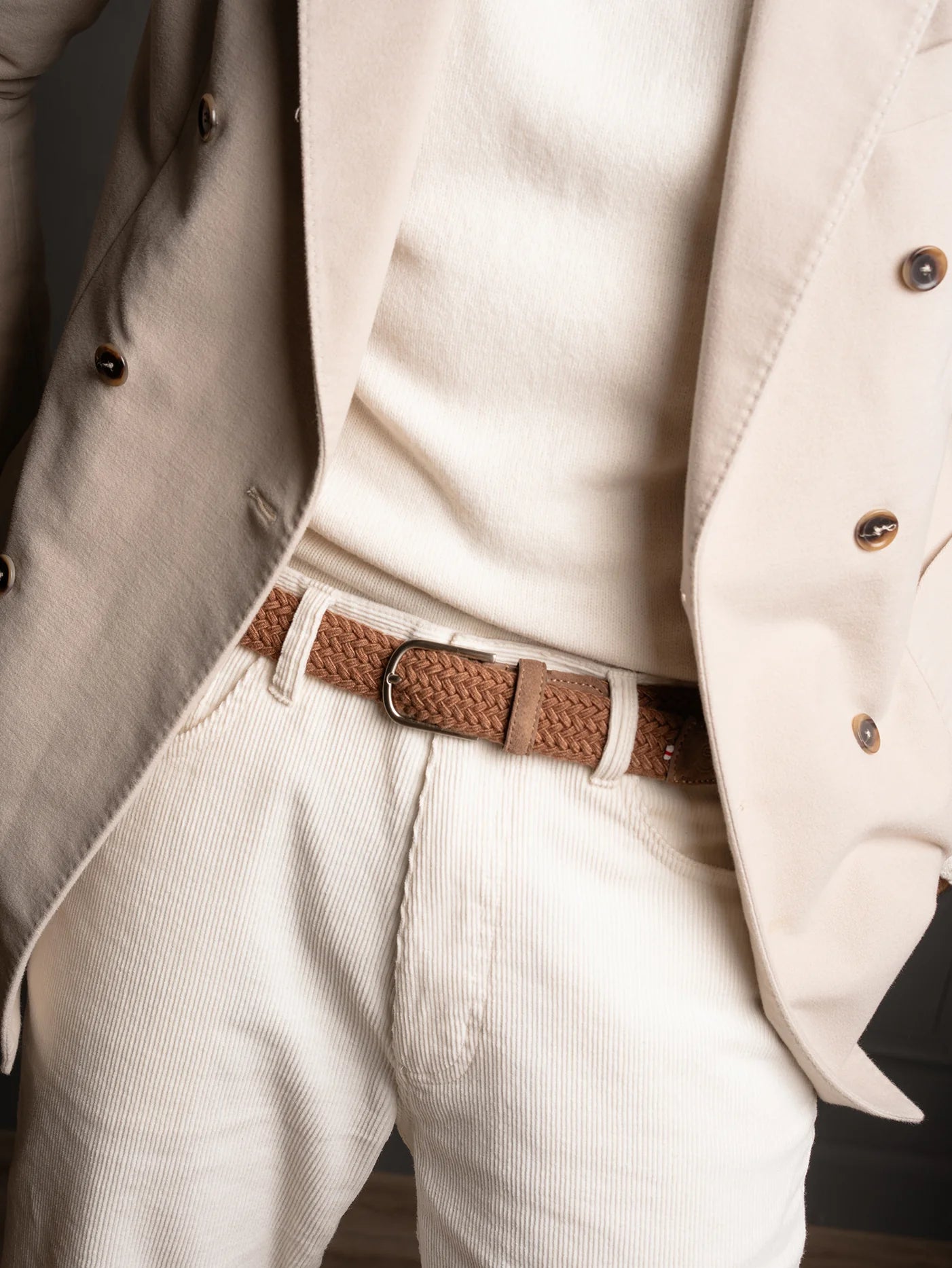 La Boucle Shetland Suede WOOL Effect Camel