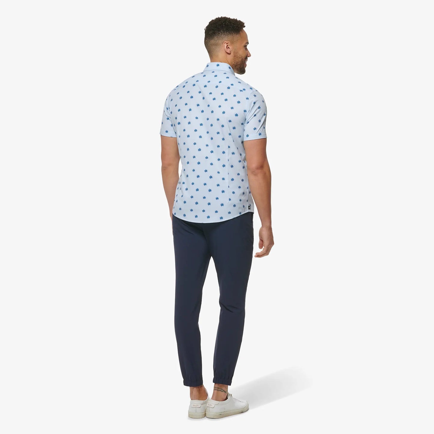 Mizzen + Main Leeward SS Skyway Floral Dot Print
