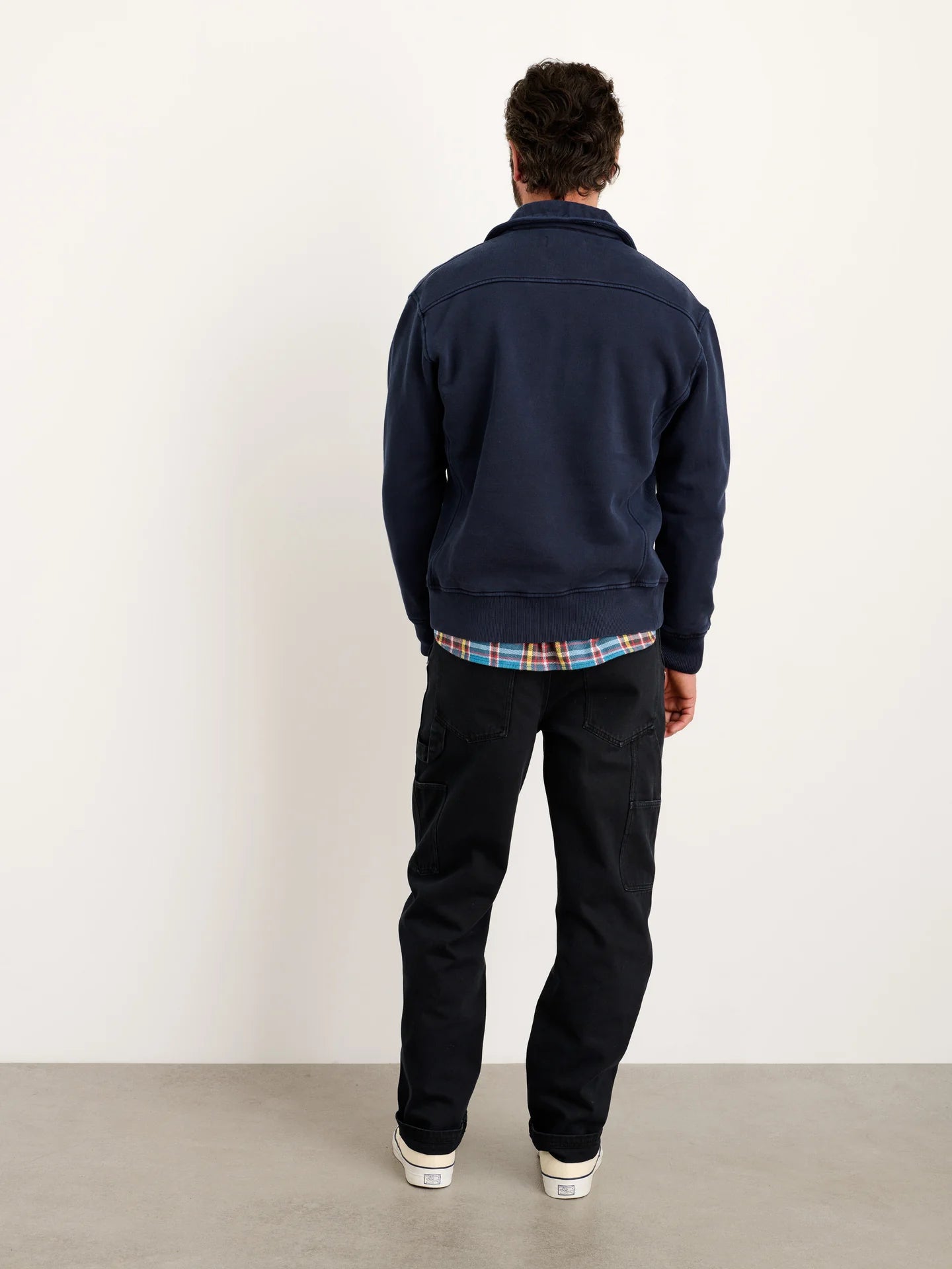 Alex Mill Som 1/2 Zip Sweatshirt Navy