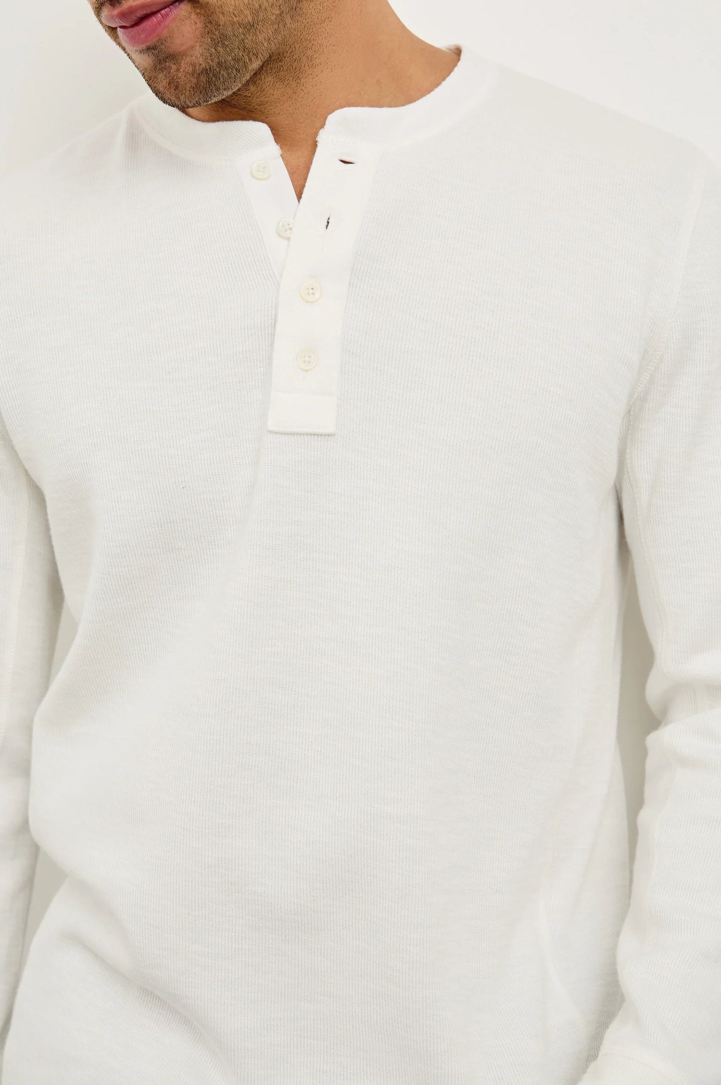 Rails Soto LS Henley Whitecap