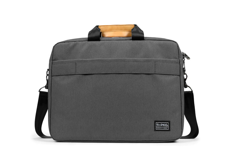 PKG Spadina Messenger Slim Brief Dark Grey