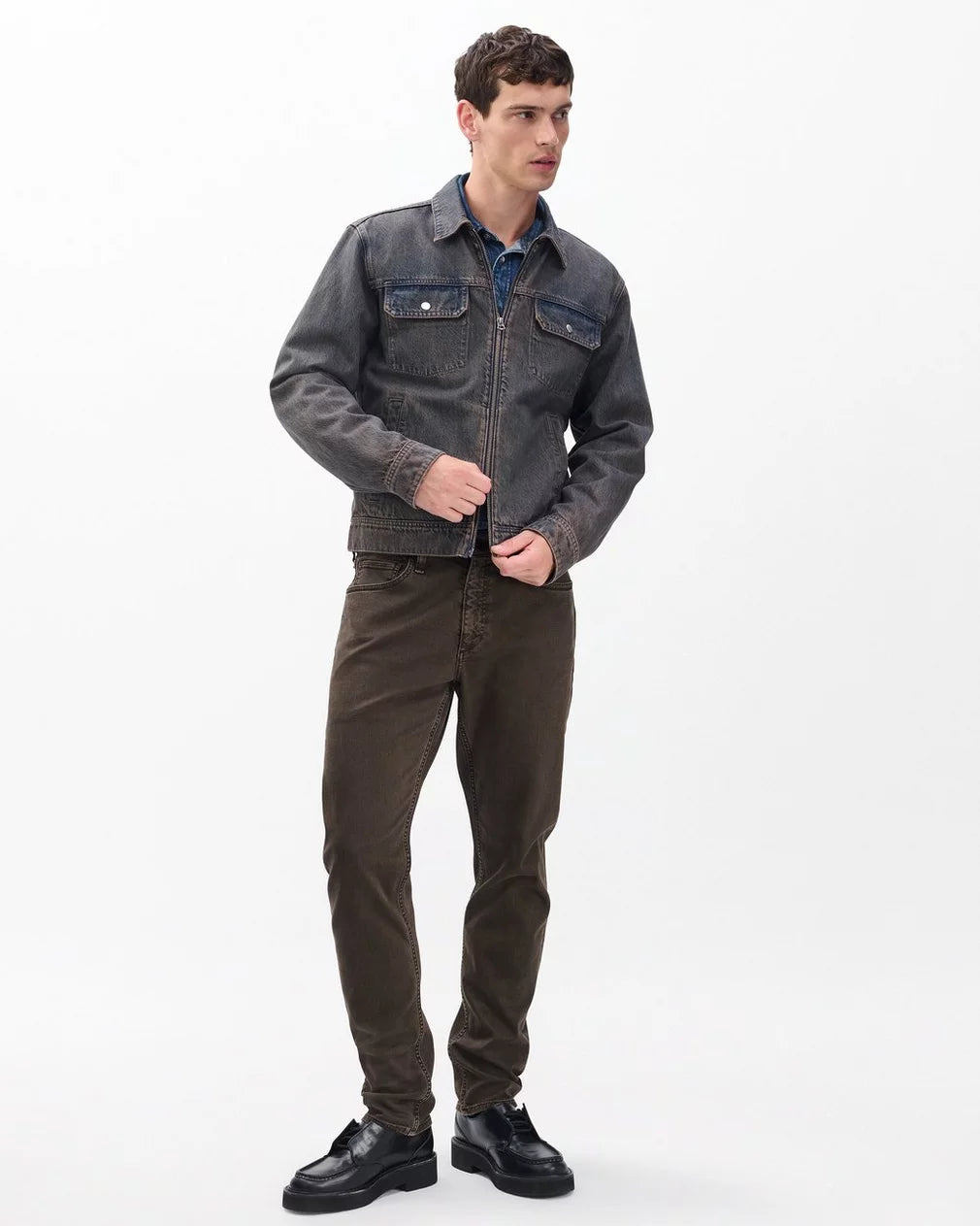 Rag & Bone Fit 3 Aero Stretch Stonewall