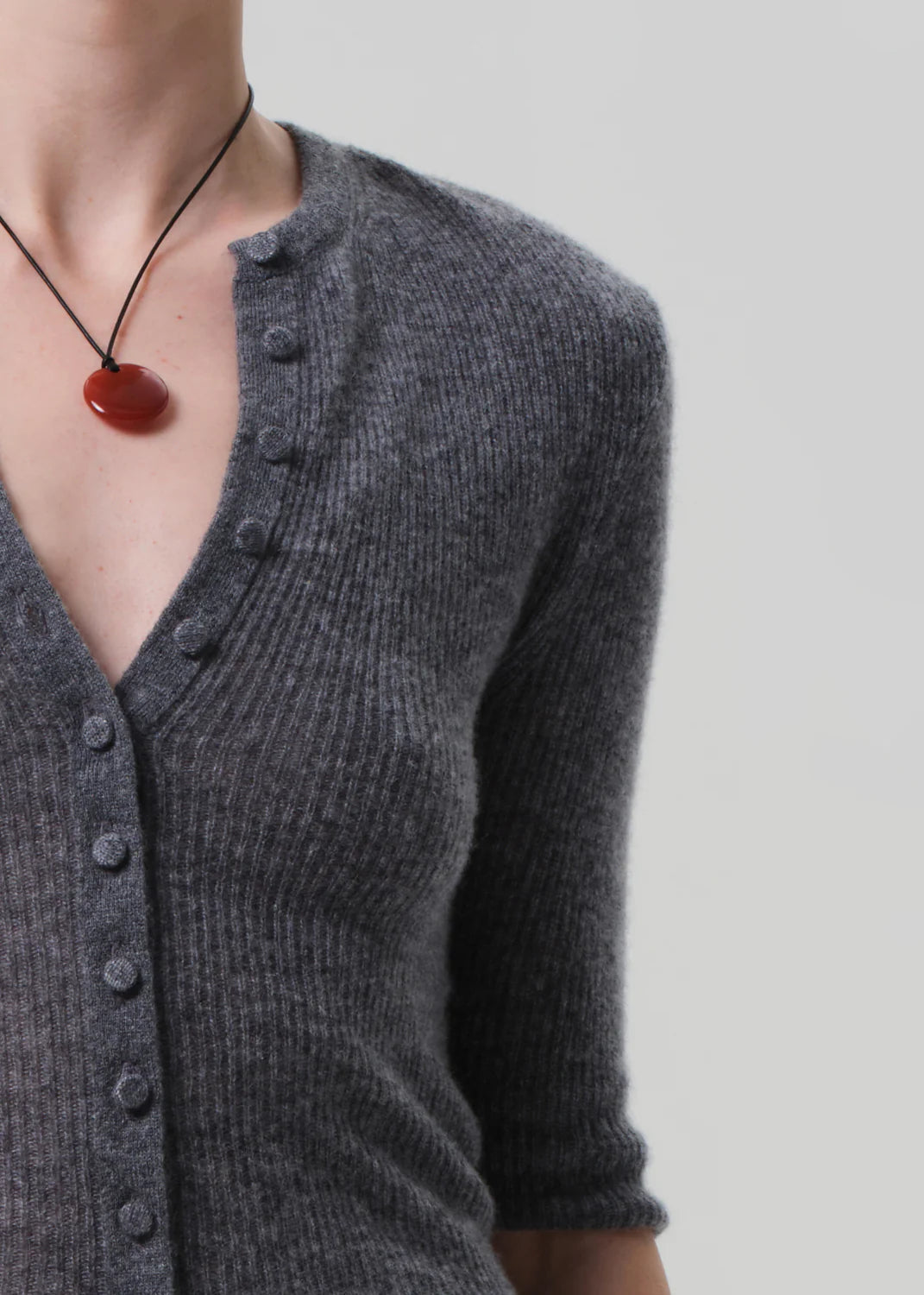 Citizens of Humanity Tabitha Cardigan Charcoal Heather