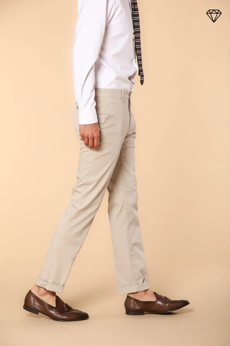 Mason's Solid Cotton Stretch Pant ME303 Tan