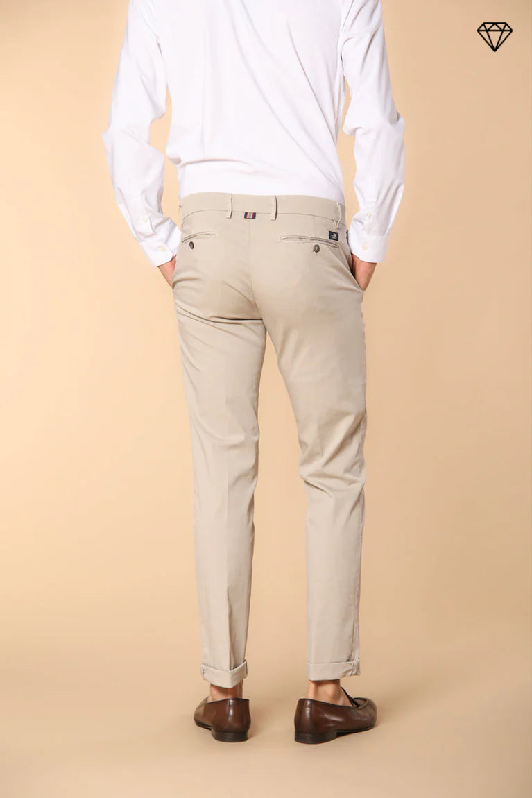 Mason's Solid Cotton Stretch Pant ME303 Tan