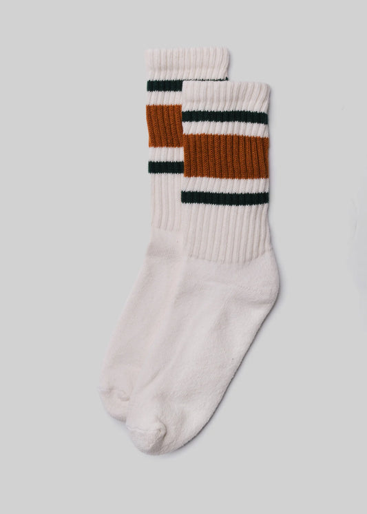 American trench Retro Stripe Texas Orange/Forest