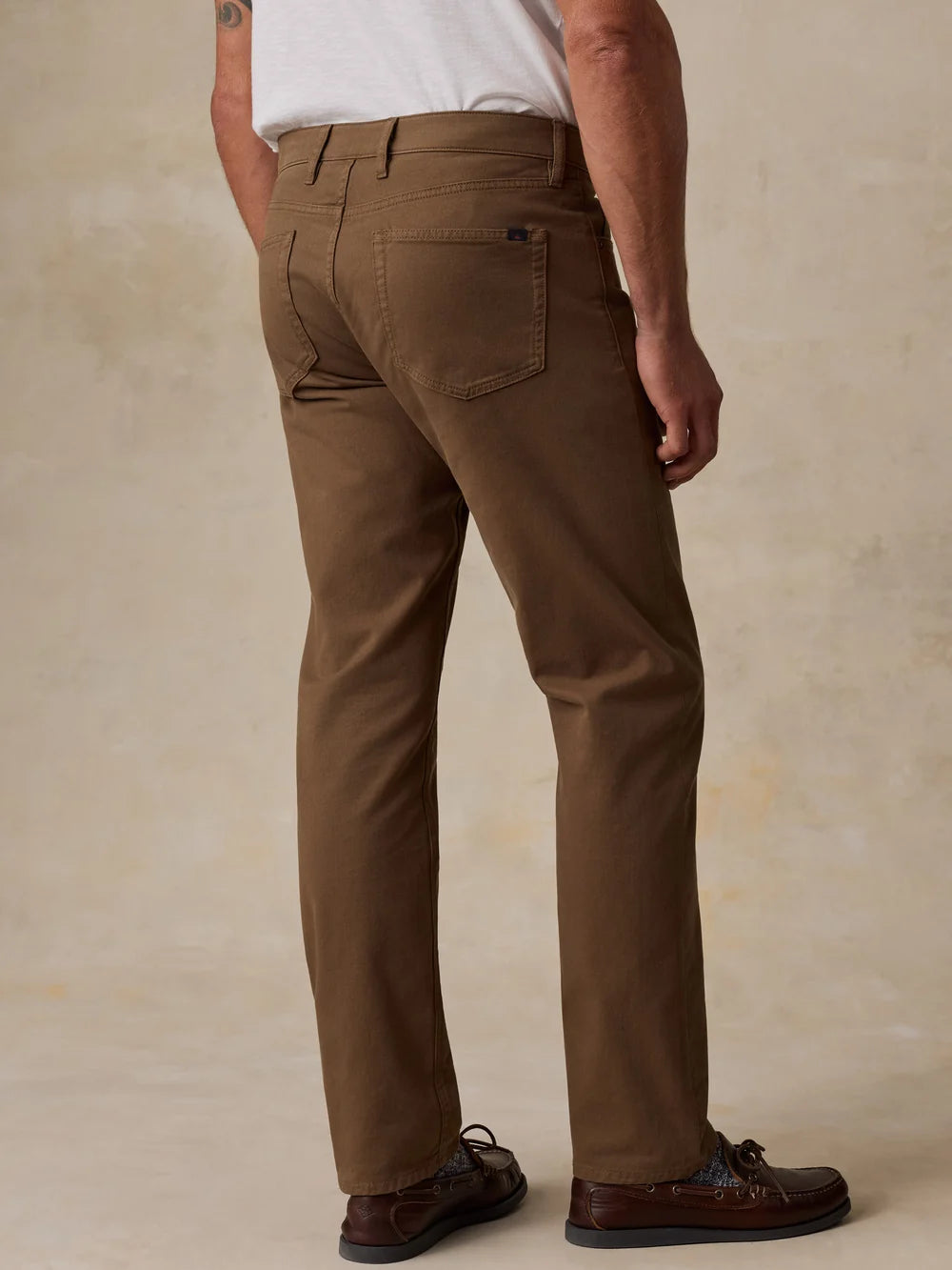 Faherty Reserve Twill 5 Pocket Pant Timber