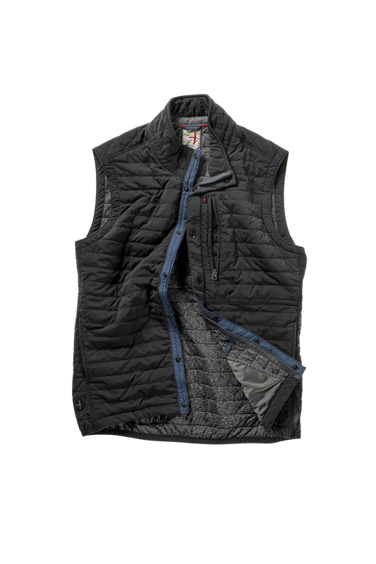 Relwen Windzip Vest Faded Black