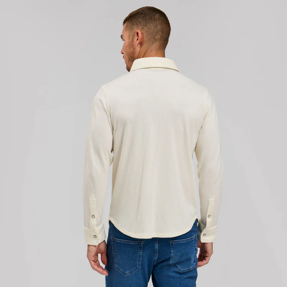 Rye 51 The Waylan Merino Sweater Knit White