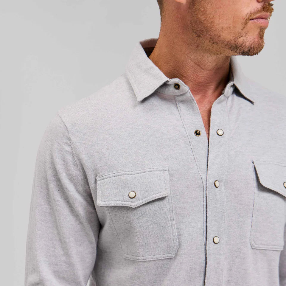 Rye 51 The Waylan Merino Sweater Knit Ash
