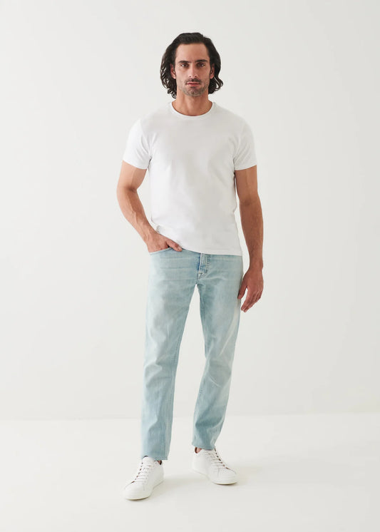 Patrick Assaraf SS Iconic Crew Tee White