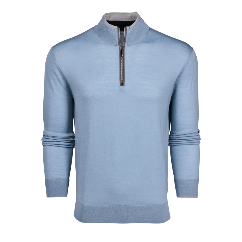 Greyson Saratoga 1/4 Zip Wolf Blue