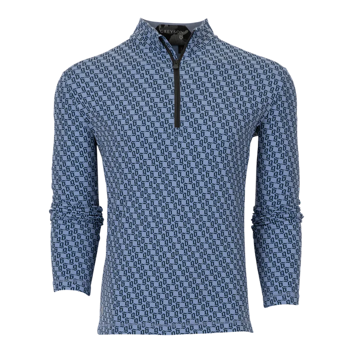 Greyson Wolf Tail Sequoia 1/4 Zip Cloud