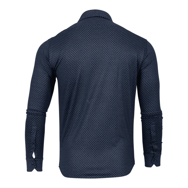Greyson Grey Wolf Woodward Knit Shirt Cloud